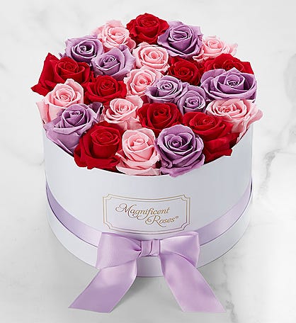 Magnificent Roses® Preserved Medley for Mom